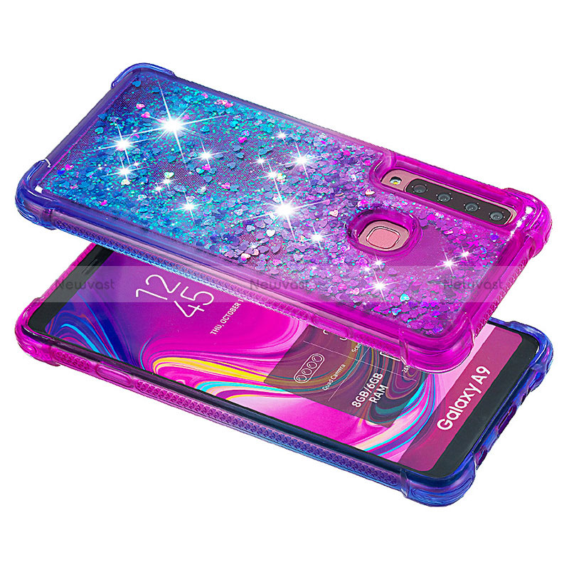 Silicone Candy Rubber TPU Bling-Bling Soft Case Cover S02 for Samsung Galaxy A9 Star Pro