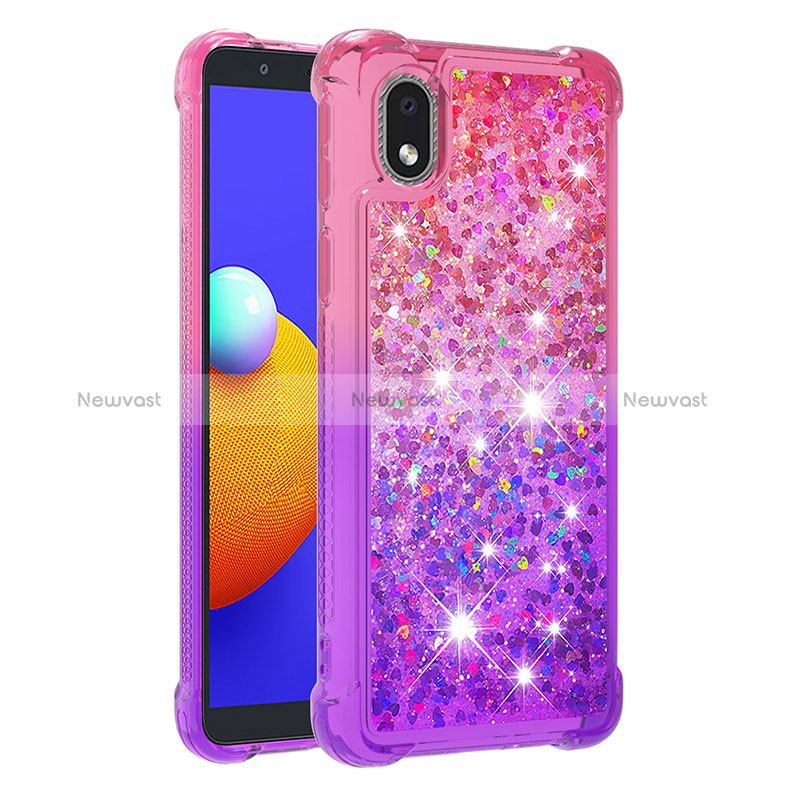 Silicone Candy Rubber TPU Bling-Bling Soft Case Cover S02 for Samsung Galaxy M01 Core
