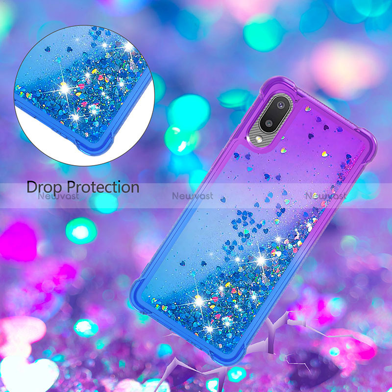 Silicone Candy Rubber TPU Bling-Bling Soft Case Cover S02 for Samsung Galaxy M02