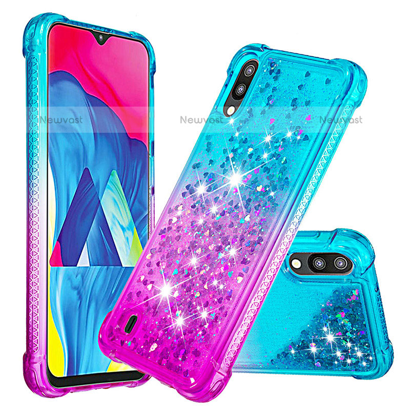 Silicone Candy Rubber TPU Bling-Bling Soft Case Cover S02 for Samsung Galaxy M10