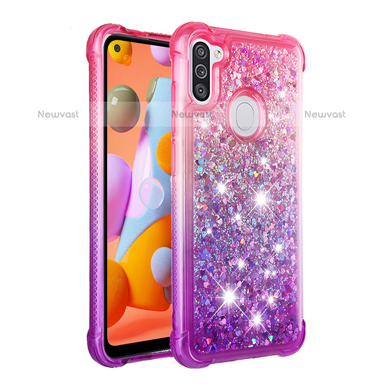 Silicone Candy Rubber TPU Bling-Bling Soft Case Cover S02 for Samsung Galaxy M11