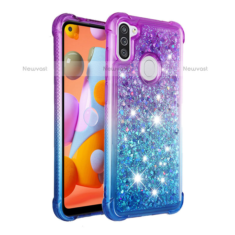 Silicone Candy Rubber TPU Bling-Bling Soft Case Cover S02 for Samsung Galaxy M11