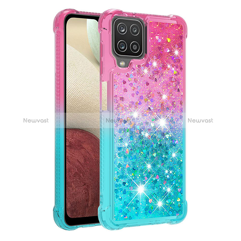 Silicone Candy Rubber TPU Bling-Bling Soft Case Cover S02 for Samsung Galaxy M12