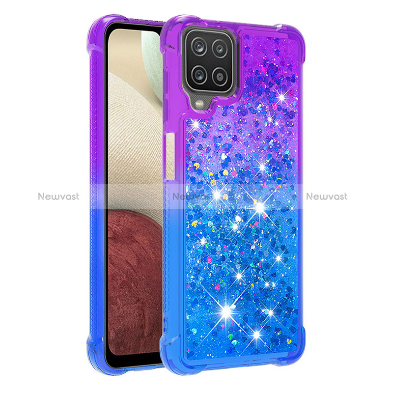 Silicone Candy Rubber TPU Bling-Bling Soft Case Cover S02 for Samsung Galaxy M12
