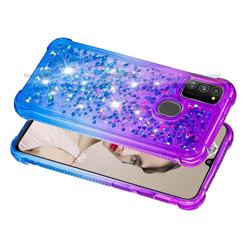 Silicone Candy Rubber TPU Bling-Bling Soft Case Cover S02 for Samsung Galaxy M21