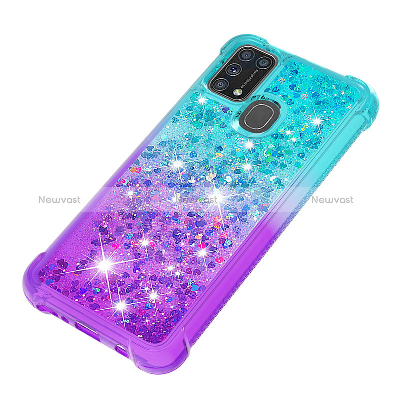 Silicone Candy Rubber TPU Bling-Bling Soft Case Cover S02 for Samsung Galaxy M21s
