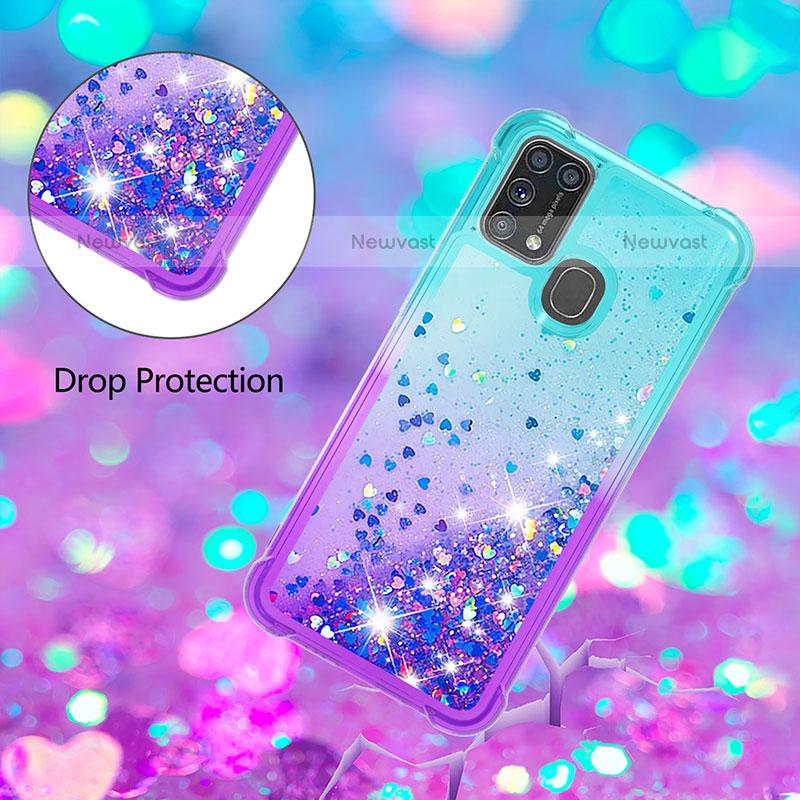 Silicone Candy Rubber TPU Bling-Bling Soft Case Cover S02 for Samsung Galaxy M31