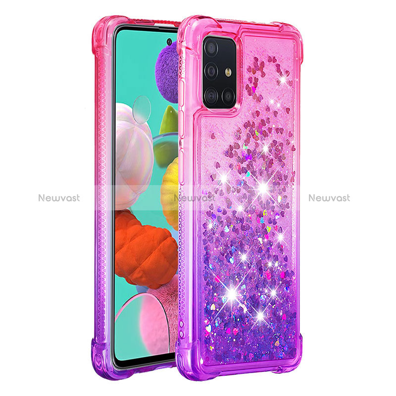 Silicone Candy Rubber TPU Bling-Bling Soft Case Cover S02 for Samsung Galaxy M40S