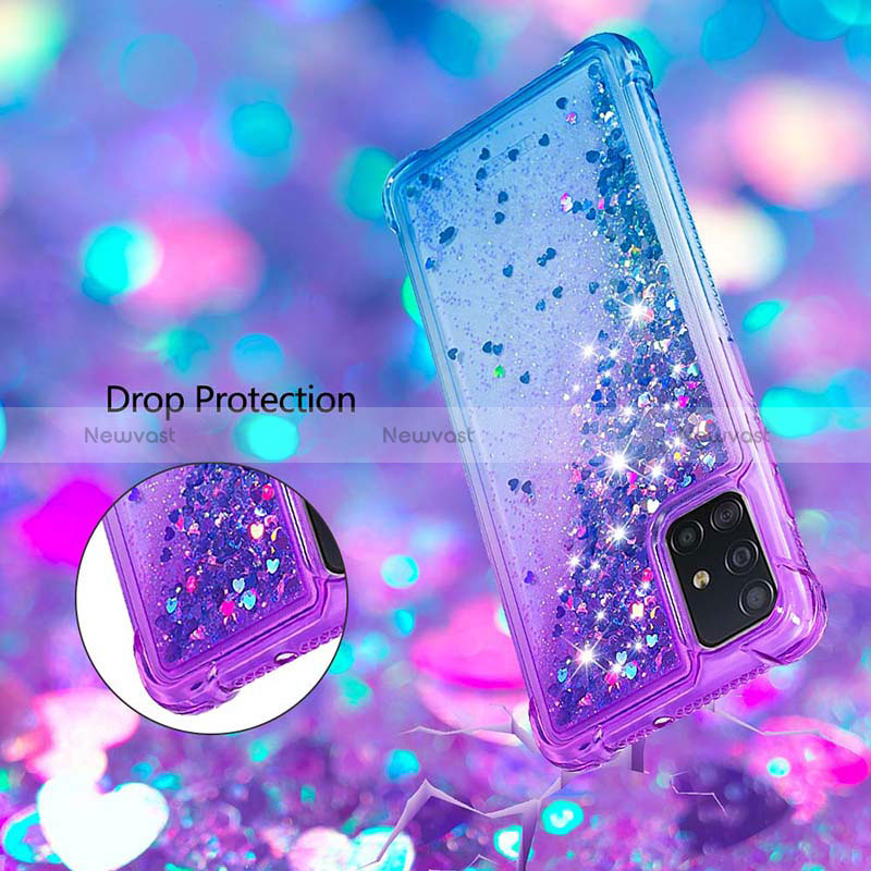 Silicone Candy Rubber TPU Bling-Bling Soft Case Cover S02 for Samsung Galaxy M40S