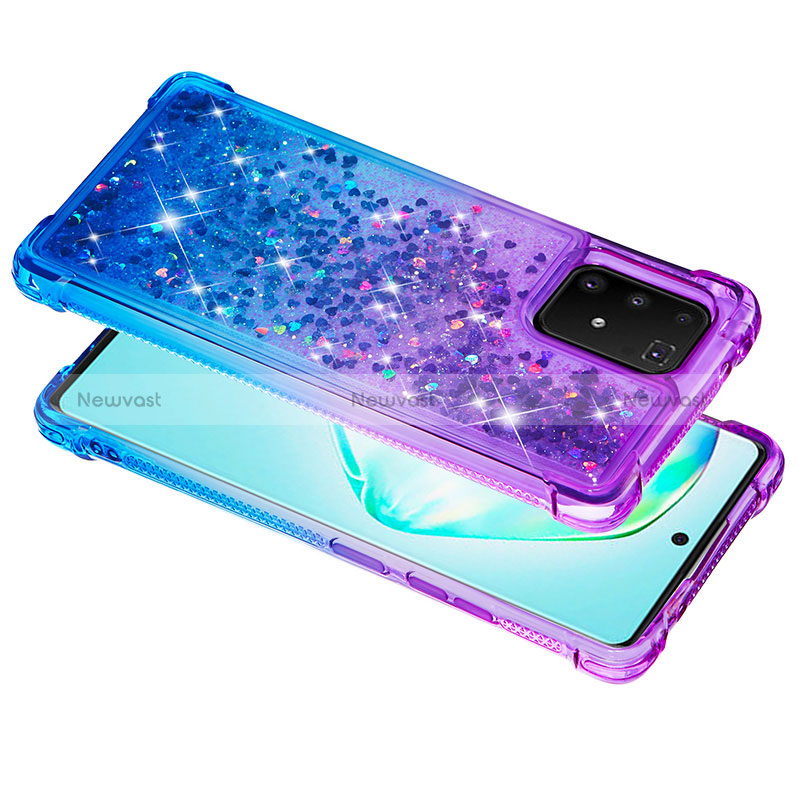 Silicone Candy Rubber TPU Bling-Bling Soft Case Cover S02 for Samsung Galaxy M80S