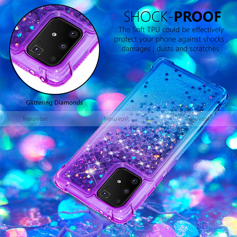 Silicone Candy Rubber TPU Bling-Bling Soft Case Cover S02 for Samsung Galaxy S10 Lite
