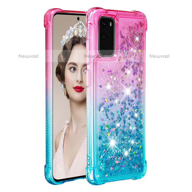 Silicone Candy Rubber TPU Bling-Bling Soft Case Cover S02 for Samsung Galaxy S20