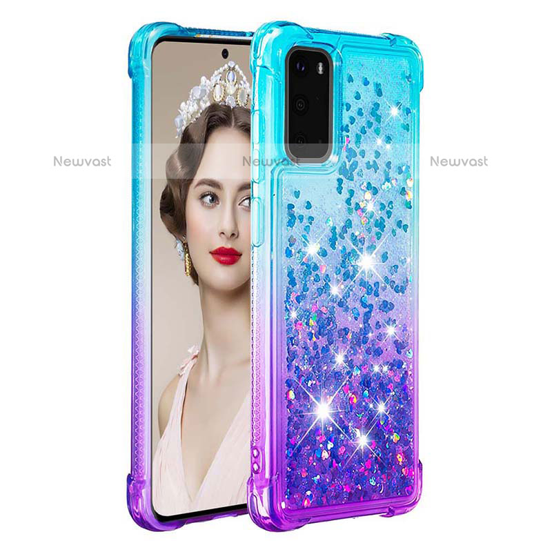 Silicone Candy Rubber TPU Bling-Bling Soft Case Cover S02 for Samsung Galaxy S20