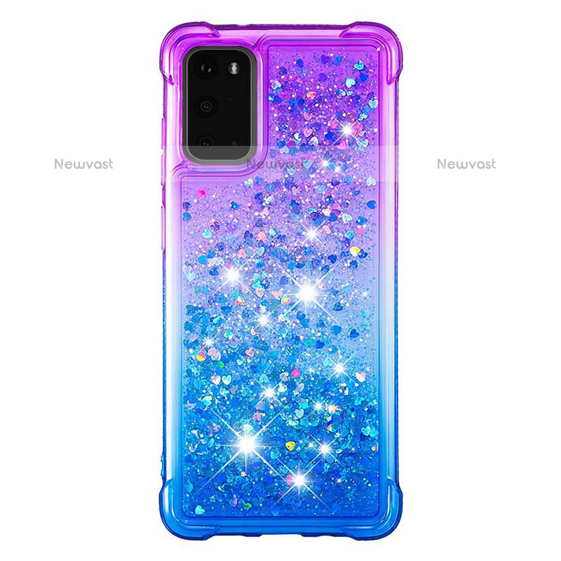 Silicone Candy Rubber TPU Bling-Bling Soft Case Cover S02 for Samsung Galaxy S20 5G