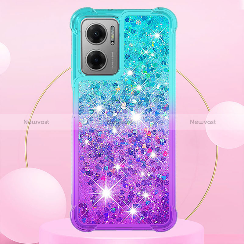 Silicone Candy Rubber TPU Bling-Bling Soft Case Cover S02 for Xiaomi Redmi 10 5G