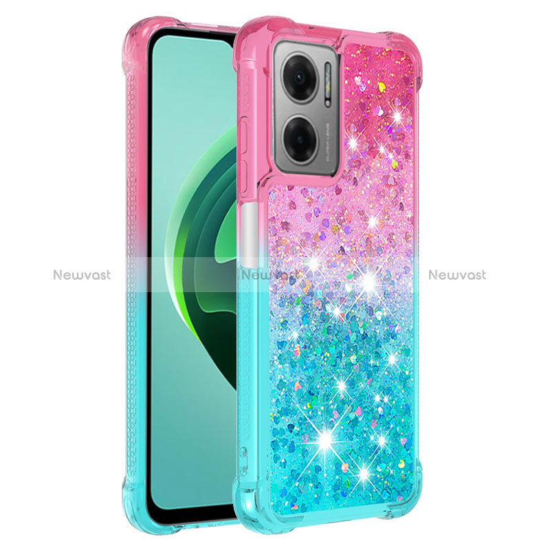 Silicone Candy Rubber TPU Bling-Bling Soft Case Cover S02 for Xiaomi Redmi 10 Prime Plus 5G