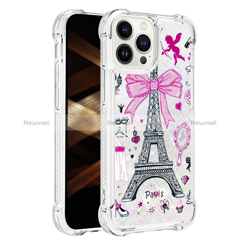 Silicone Candy Rubber TPU Bling-Bling Soft Case Cover S03 for Apple iPhone 13 Pro