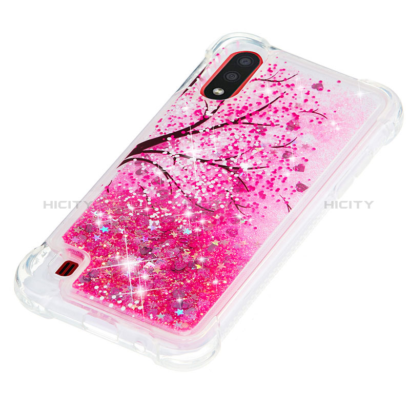 Silicone Candy Rubber TPU Bling-Bling Soft Case Cover S03 for Samsung Galaxy A01 SM-A015