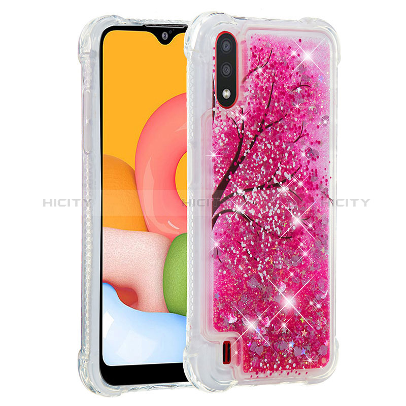Silicone Candy Rubber TPU Bling-Bling Soft Case Cover S03 for Samsung Galaxy A01 SM-A015