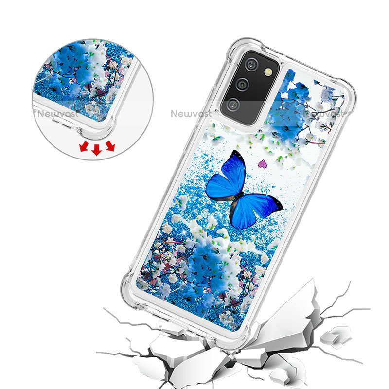 Silicone Candy Rubber TPU Bling-Bling Soft Case Cover S03 for Samsung Galaxy A02s