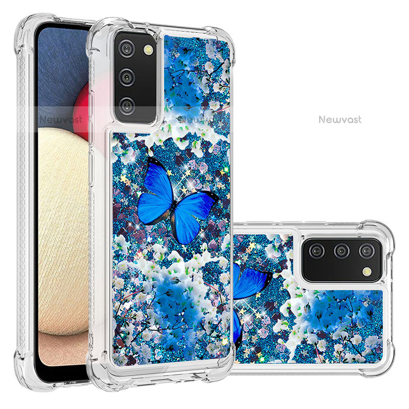 Silicone Candy Rubber TPU Bling-Bling Soft Case Cover S03 for Samsung Galaxy A02s