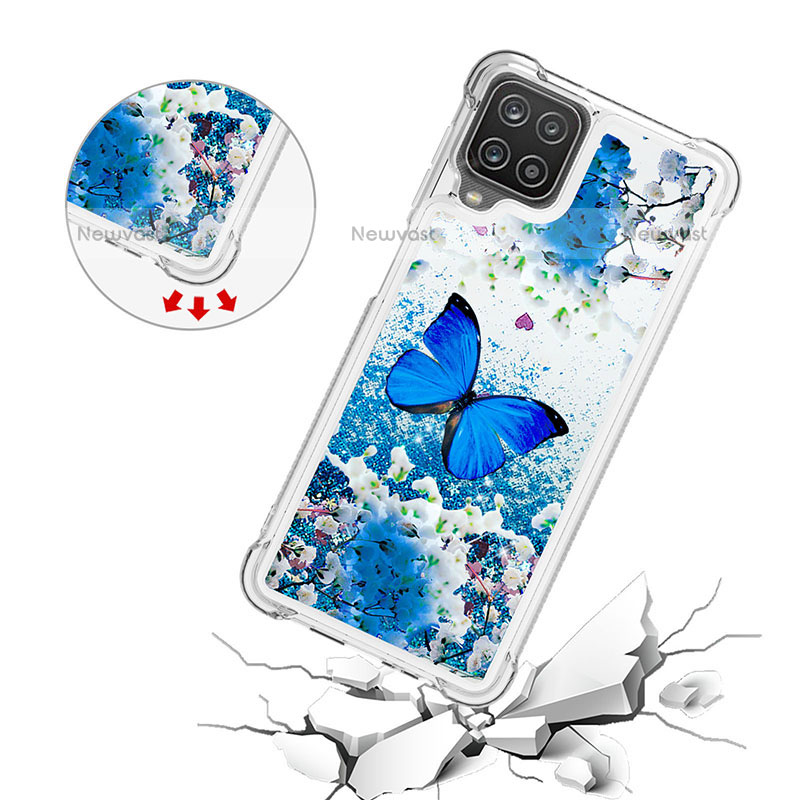 Silicone Candy Rubber TPU Bling-Bling Soft Case Cover S03 for Samsung Galaxy A12