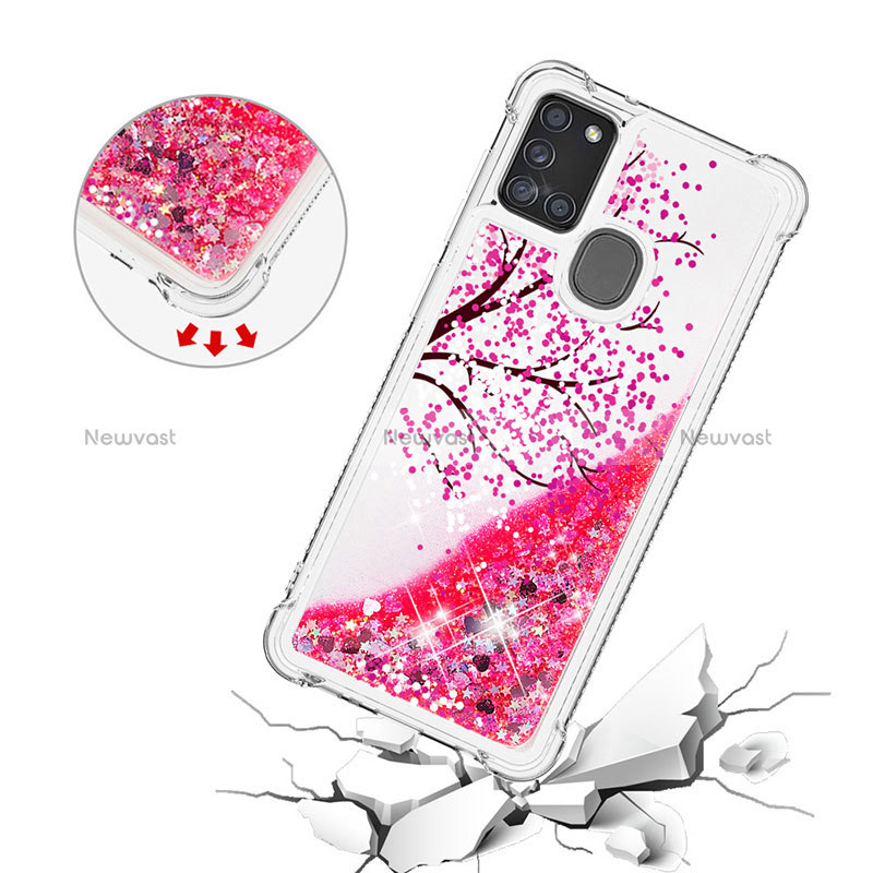 Silicone Candy Rubber TPU Bling-Bling Soft Case Cover S03 for Samsung Galaxy A21s