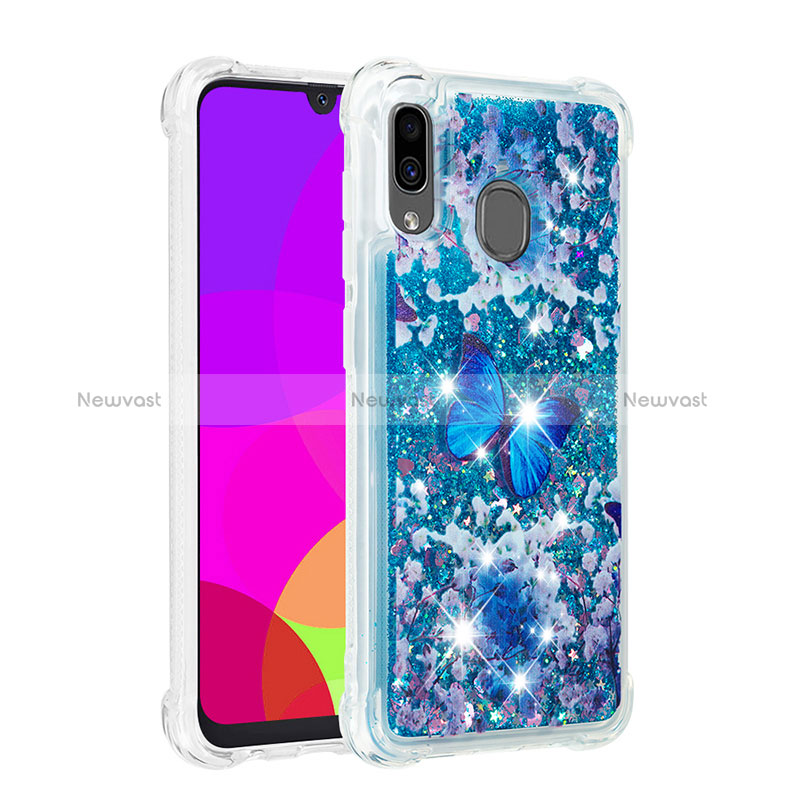 Silicone Candy Rubber TPU Bling-Bling Soft Case Cover S03 for Samsung Galaxy A30
