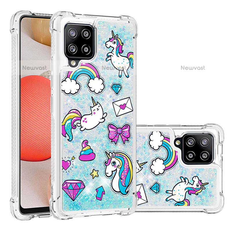 Silicone Candy Rubber TPU Bling-Bling Soft Case Cover S03 for Samsung Galaxy A42 5G