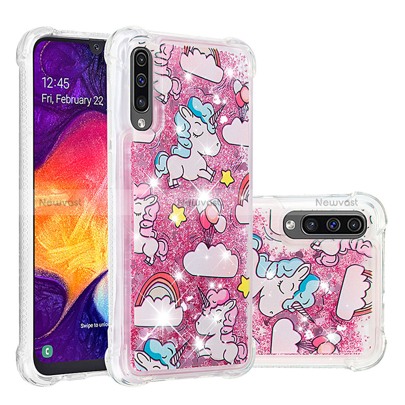 Silicone Candy Rubber TPU Bling-Bling Soft Case Cover S03 for Samsung Galaxy A50