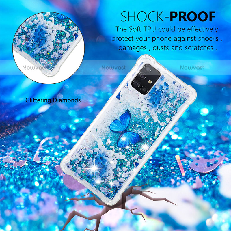 Silicone Candy Rubber TPU Bling-Bling Soft Case Cover S03 for Samsung Galaxy A51 4G