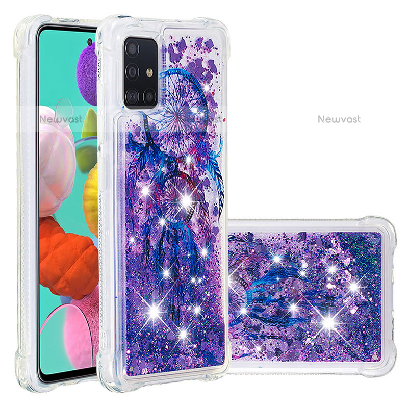 Silicone Candy Rubber TPU Bling-Bling Soft Case Cover S03 for Samsung Galaxy A51 4G