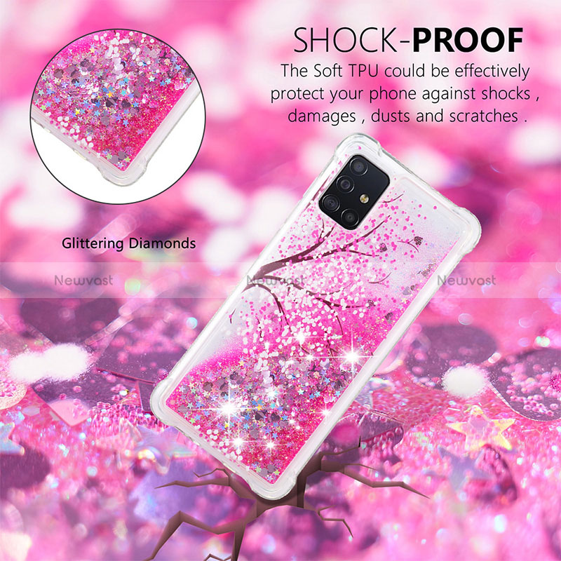 Silicone Candy Rubber TPU Bling-Bling Soft Case Cover S03 for Samsung Galaxy A51 5G