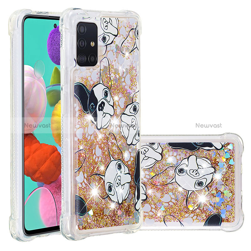 Silicone Candy Rubber TPU Bling-Bling Soft Case Cover S03 for Samsung Galaxy A51 5G