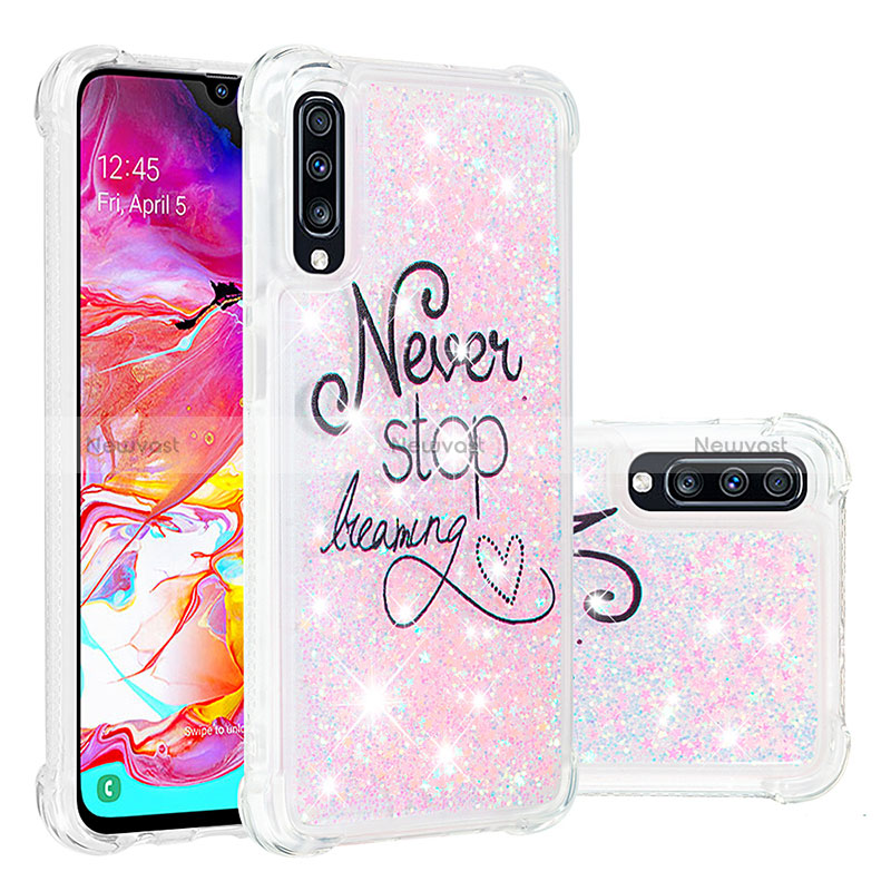 Silicone Candy Rubber TPU Bling-Bling Soft Case Cover S03 for Samsung Galaxy A70