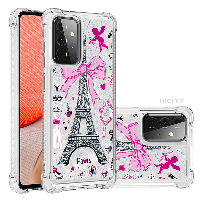 Silicone Candy Rubber TPU Bling-Bling Soft Case Cover S03 for Samsung Galaxy A72 5G