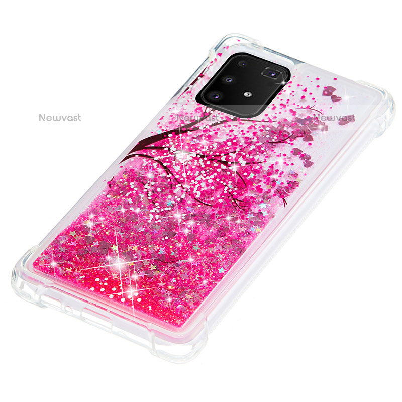 Silicone Candy Rubber TPU Bling-Bling Soft Case Cover S03 for Samsung Galaxy A91