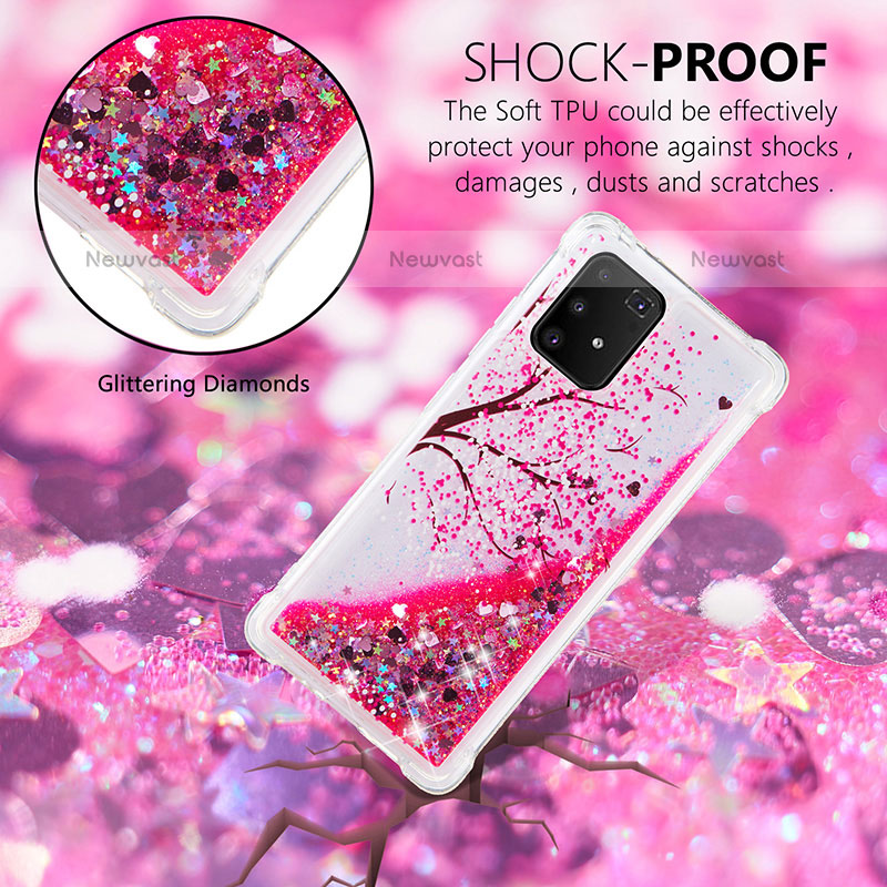 Silicone Candy Rubber TPU Bling-Bling Soft Case Cover S03 for Samsung Galaxy A91