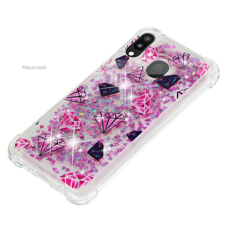 Silicone Candy Rubber TPU Bling-Bling Soft Case Cover S03 for Samsung Galaxy M20