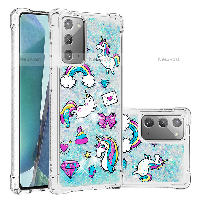 Silicone Candy Rubber TPU Bling-Bling Soft Case Cover S03 for Samsung Galaxy Note 20 5G