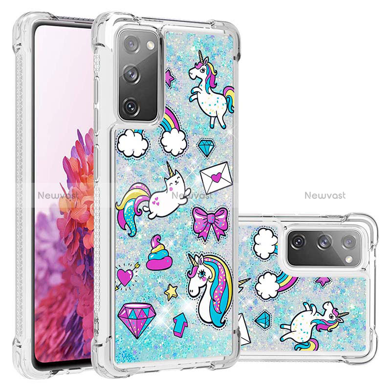 Silicone Candy Rubber TPU Bling-Bling Soft Case Cover S03 for Samsung Galaxy S20 FE 5G