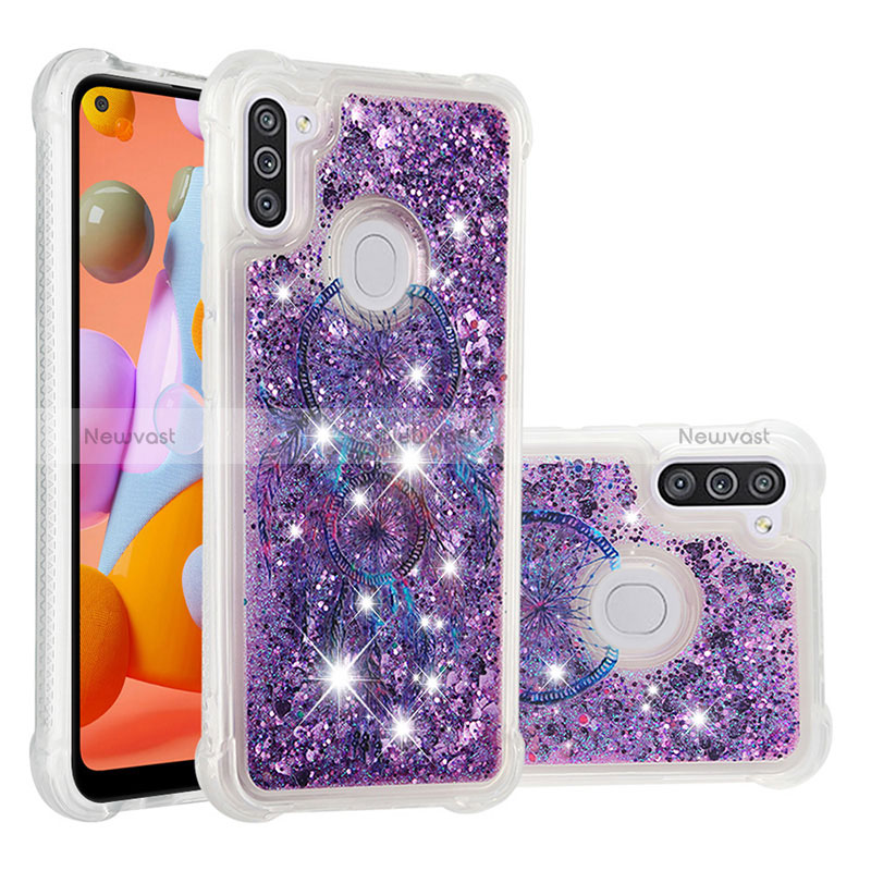 Silicone Candy Rubber TPU Bling-Bling Soft Case Cover S04 for Samsung Galaxy A11
