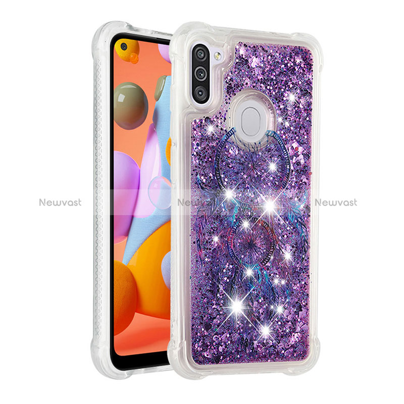 Silicone Candy Rubber TPU Bling-Bling Soft Case Cover S04 for Samsung Galaxy A11
