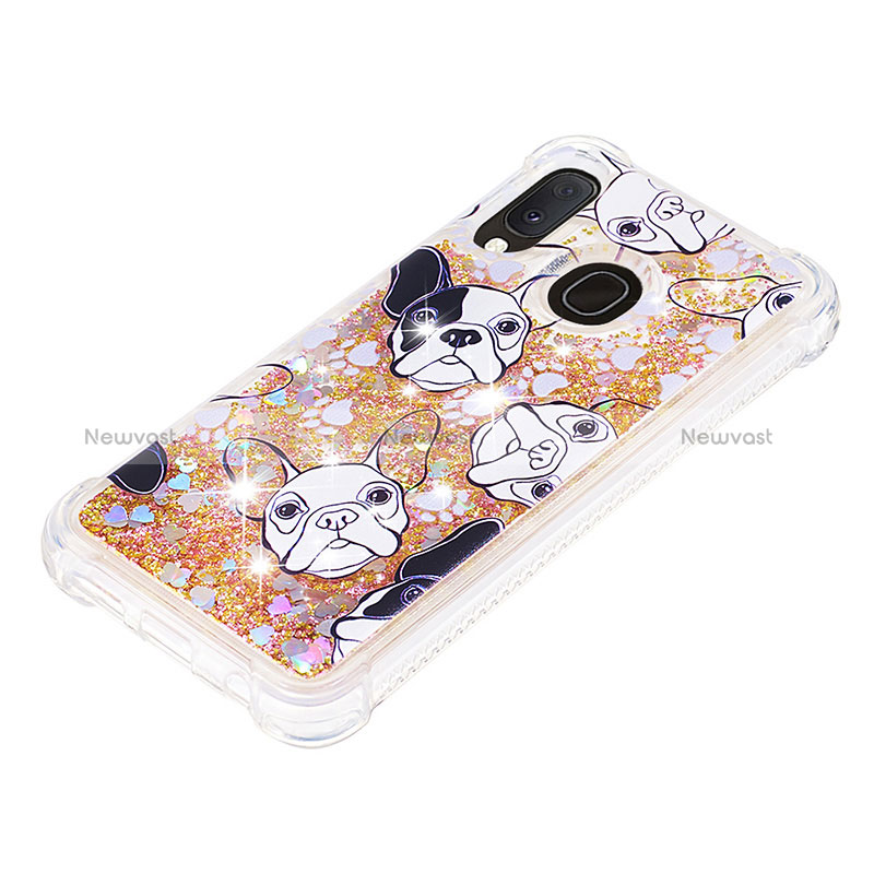 Silicone Candy Rubber TPU Bling-Bling Soft Case Cover S04 for Samsung Galaxy A20e