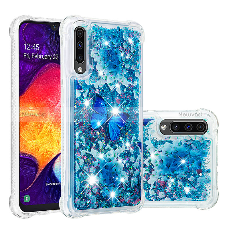 Silicone Candy Rubber TPU Bling-Bling Soft Case Cover S04 for Samsung Galaxy A50