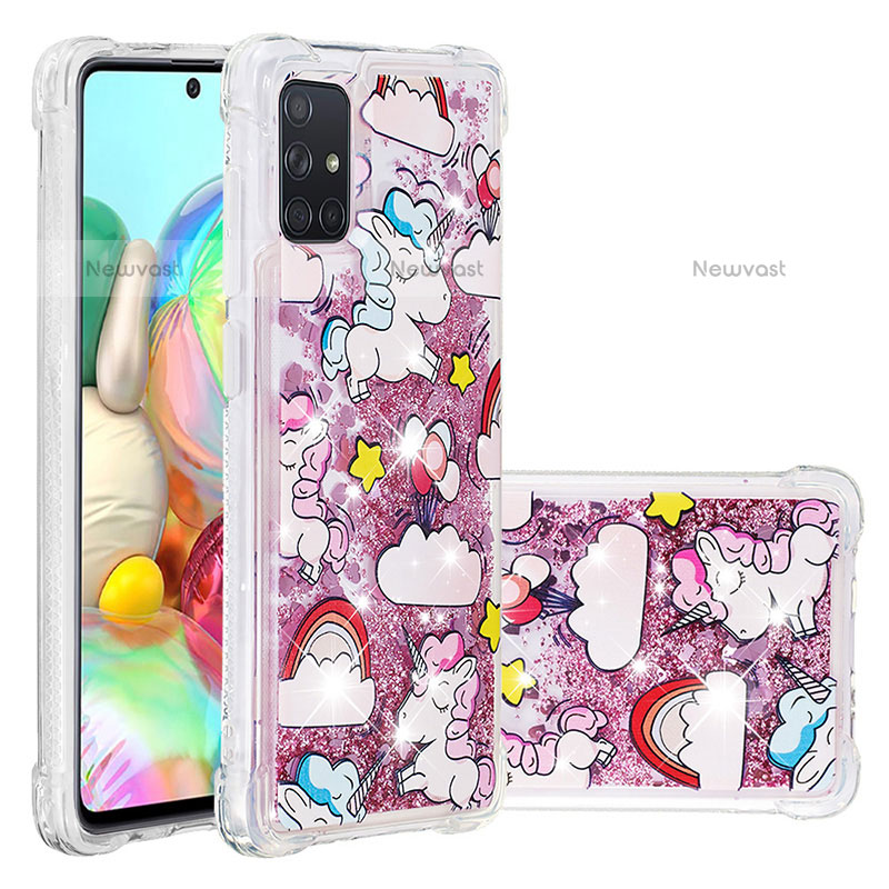 Silicone Candy Rubber TPU Bling-Bling Soft Case Cover S04 for Samsung Galaxy A71 4G A715