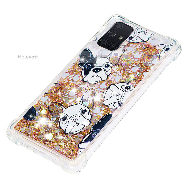 Silicone Candy Rubber TPU Bling-Bling Soft Case Cover S04 for Samsung Galaxy A71 4G A715