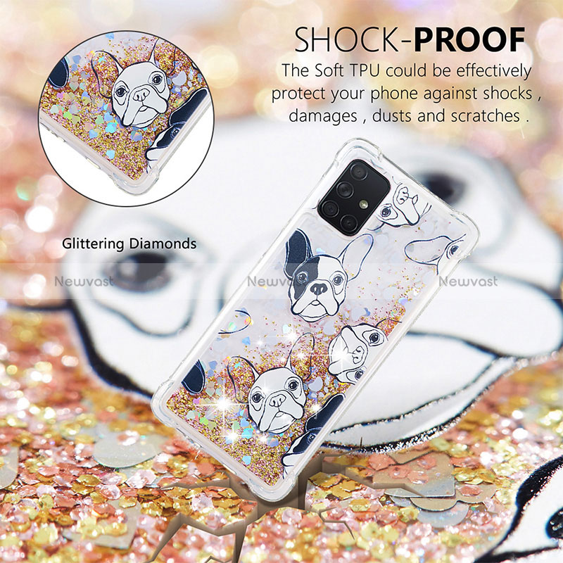 Silicone Candy Rubber TPU Bling-Bling Soft Case Cover S04 for Samsung Galaxy A71 5G