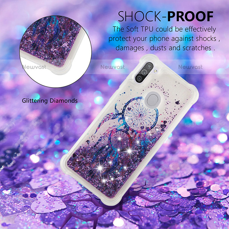 Silicone Candy Rubber TPU Bling-Bling Soft Case Cover S04 for Samsung Galaxy M11