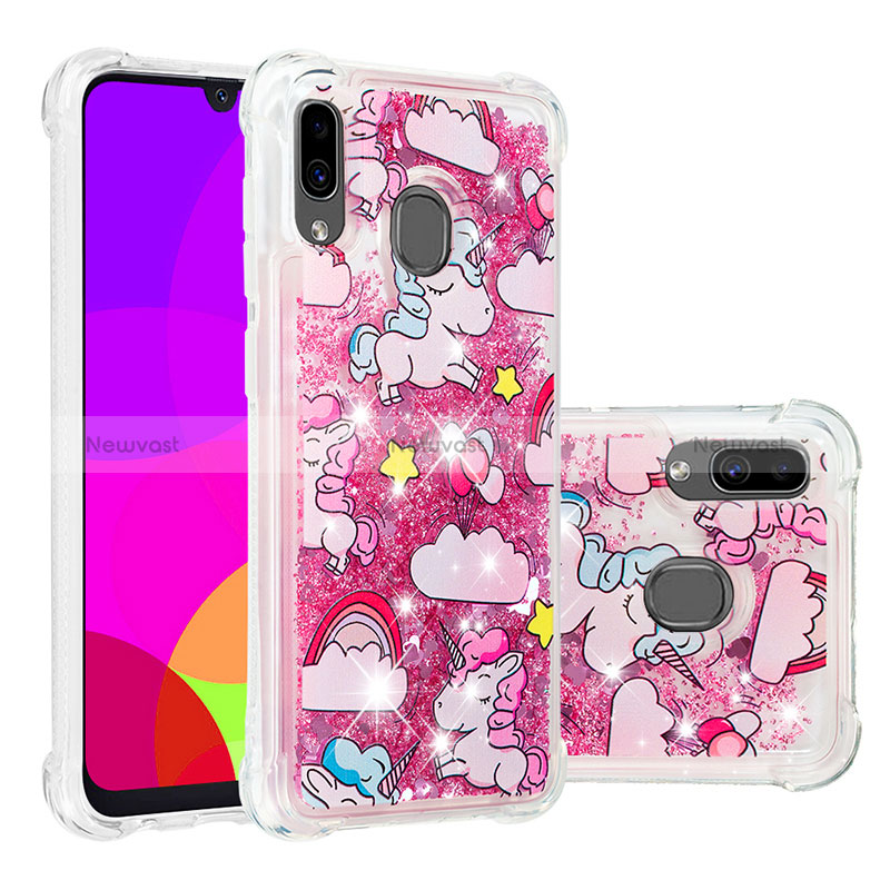 Silicone Candy Rubber TPU Bling-Bling Soft Case Cover S05 for Samsung Galaxy A30
